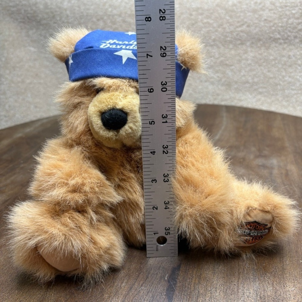 Vintage 2000 Harley Davidson Teddy Bear Motorcycles Plush Stuffed Animal - Picture 7 of 10